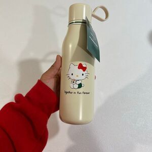 Hello Kitty x Starbucks Cream Stainless Steel Water Bottle | Limited Edition Col
